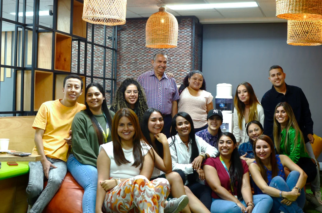 Ceiba's IT talent reunited with Joy and smiley faces